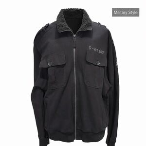 Calvin Klein Jeans Black Military Field Jacket